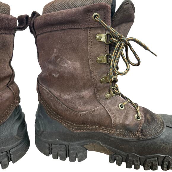 Rocky Jasper Trac Leather Brown Mens Lace Up Work Boots 200 Gr Thinsulate sz 8 - Picture 3 of 16